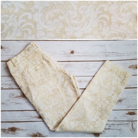 Blaque Label Pants - Gold Scrol Dress Pants